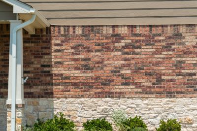 Completed Brick Siding Repair