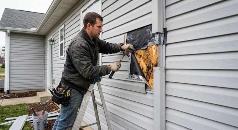 Brick Siding Repair
